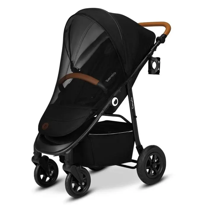 Прогулянкова коляска Lionelo Natt Black Onyx, чорний (LO-NATT BLACK ONYX) - фото 7