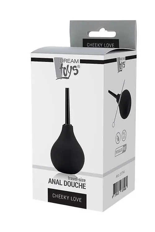 Анальний душ Cheeky Love Anal Douche Travel Size 89 мл (чорний) - фото 5