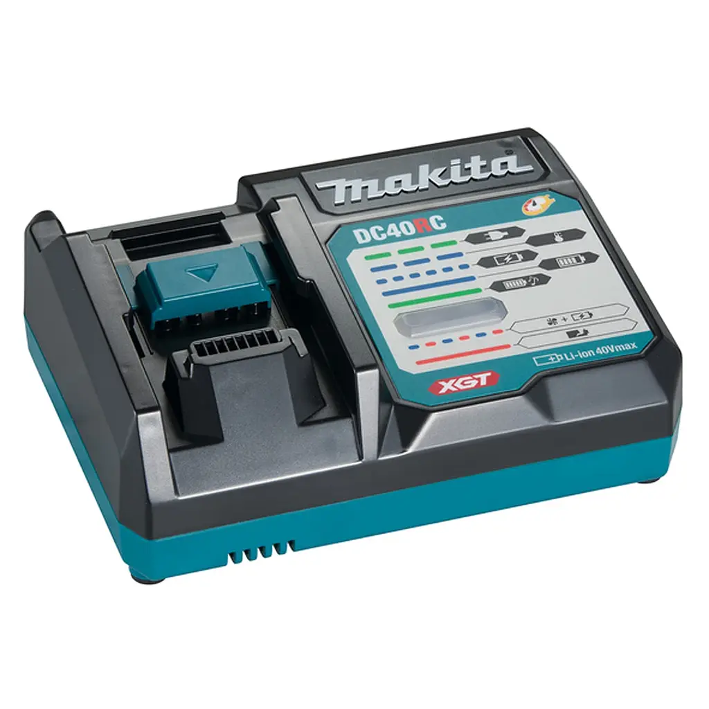 Пристрій для зарядки акумуляторів Makita XGT DC40RC (191M90-3) - фото 2