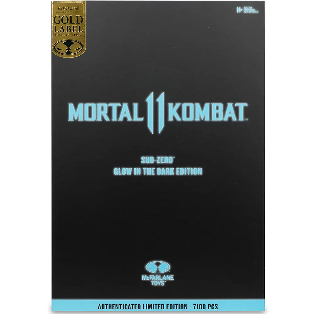 Фигурка Mortal Kombat 11 Sub-Zero - Glow In The Dark Edition - Gold Label 0 - фото 8
