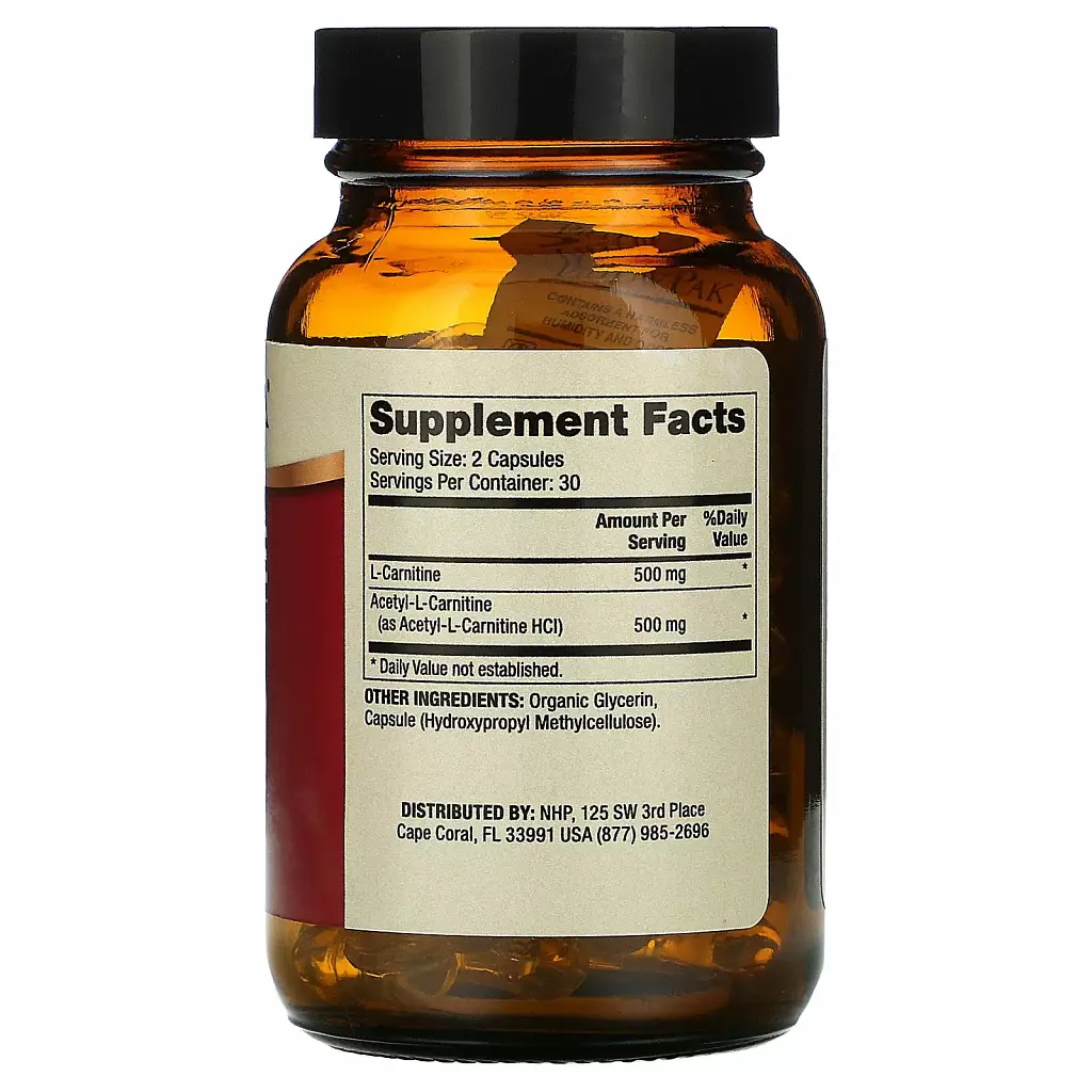 Карнитиновый комплекс Dr. Mercola Carnitine Complex 1000 мг 60 капсулы - фото 2