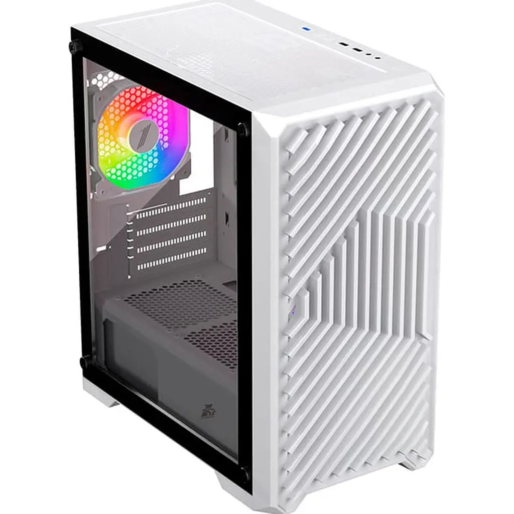 Корпус 1stPlayer T5-WH-4F1-W White [134416] - фото 2