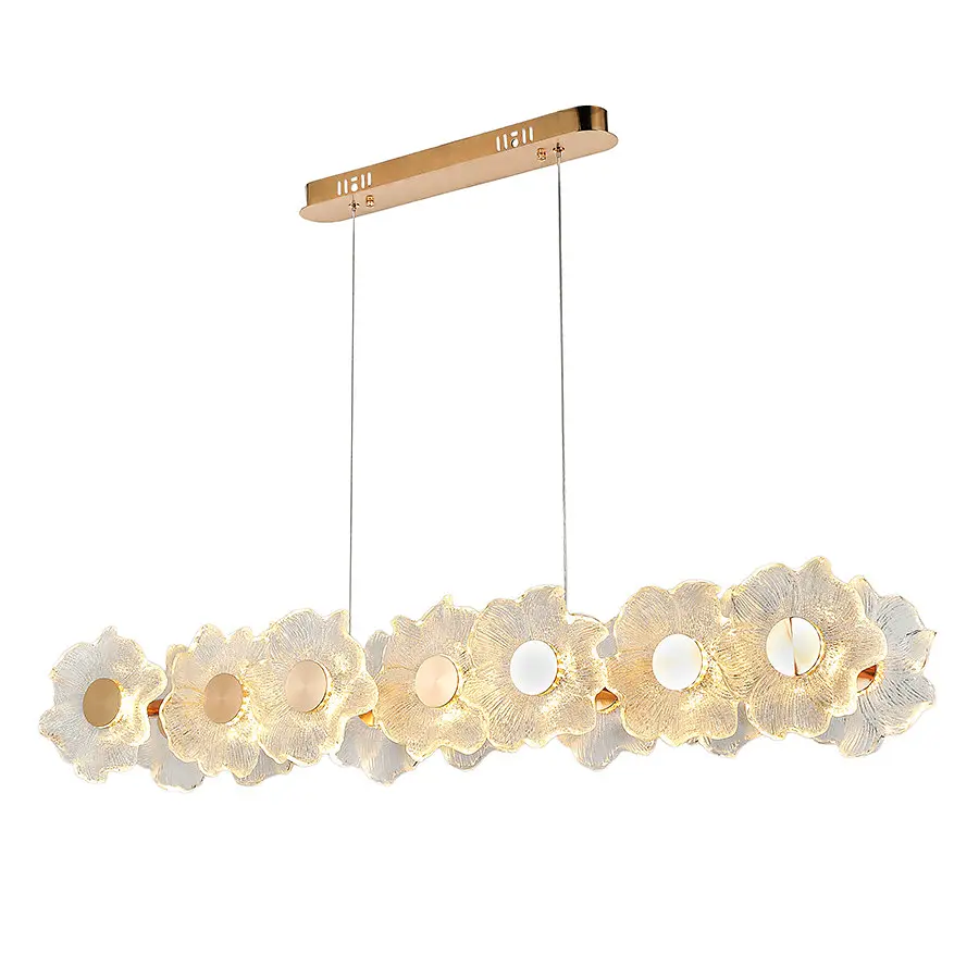 Люстра стельова LED Levistella 7989249-14 led (1000) GD, 22W, золото, акрилові лепестки, 3 режими світла, сучасний стиль - фото 2