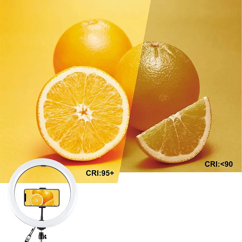 Кільцева USB RGBW LED лампа Puluz PKT3043 10"+ штатив 1.1 м - фото 7