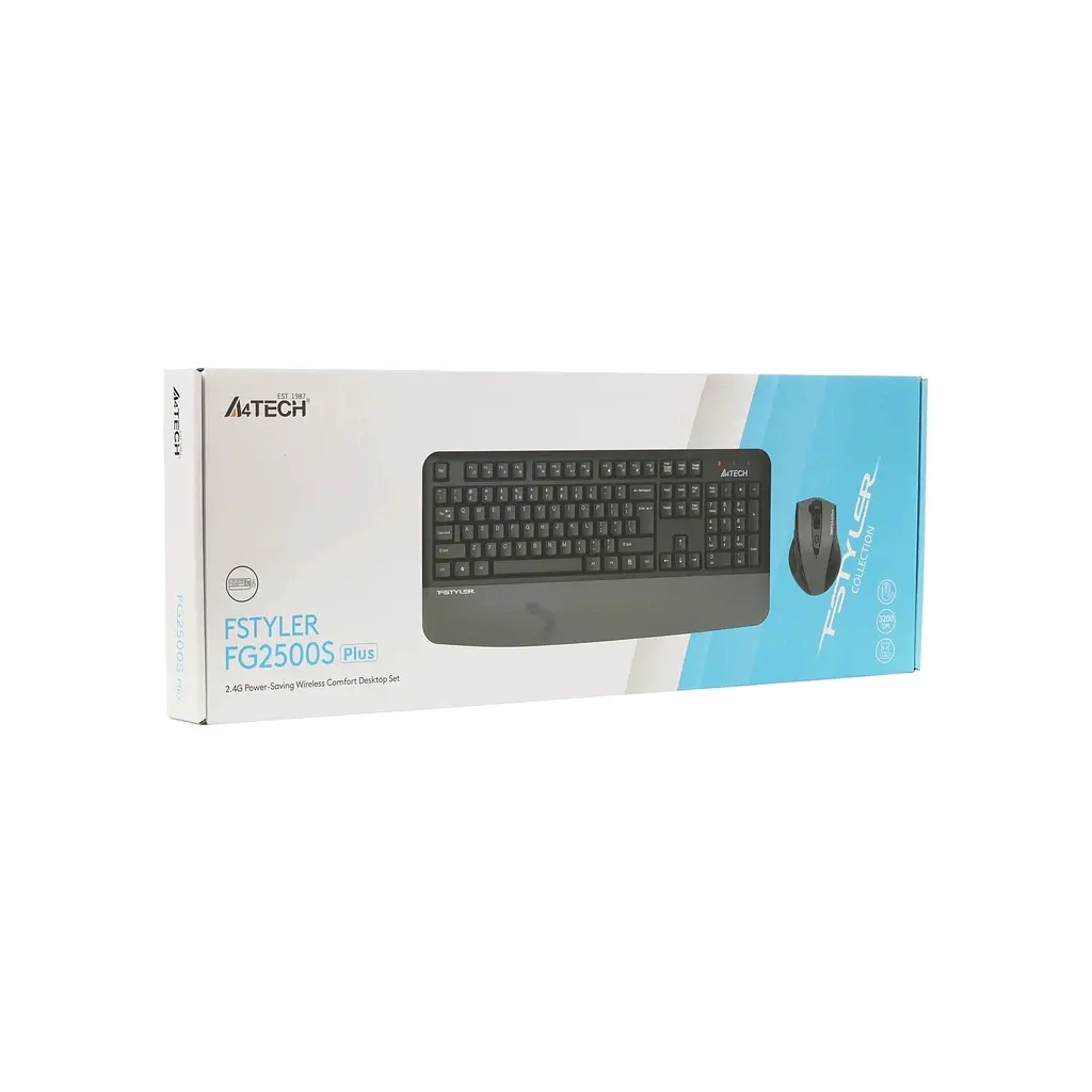 Комплект A4Tech FG2500S Plus Wireless UA Grey (4711421003247) - фото 8