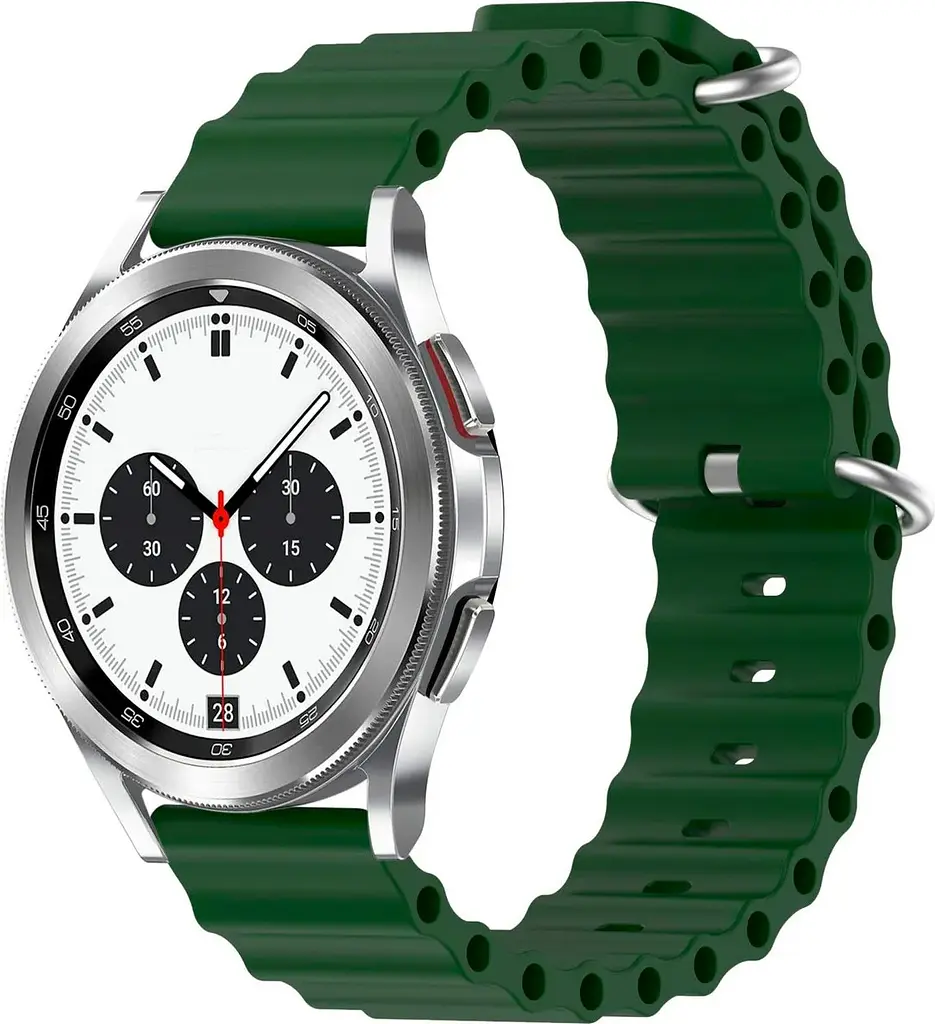 Універсальний ремінець для смарт-годинників Ocean Band 20mm Forest Green [84715] - фото 2