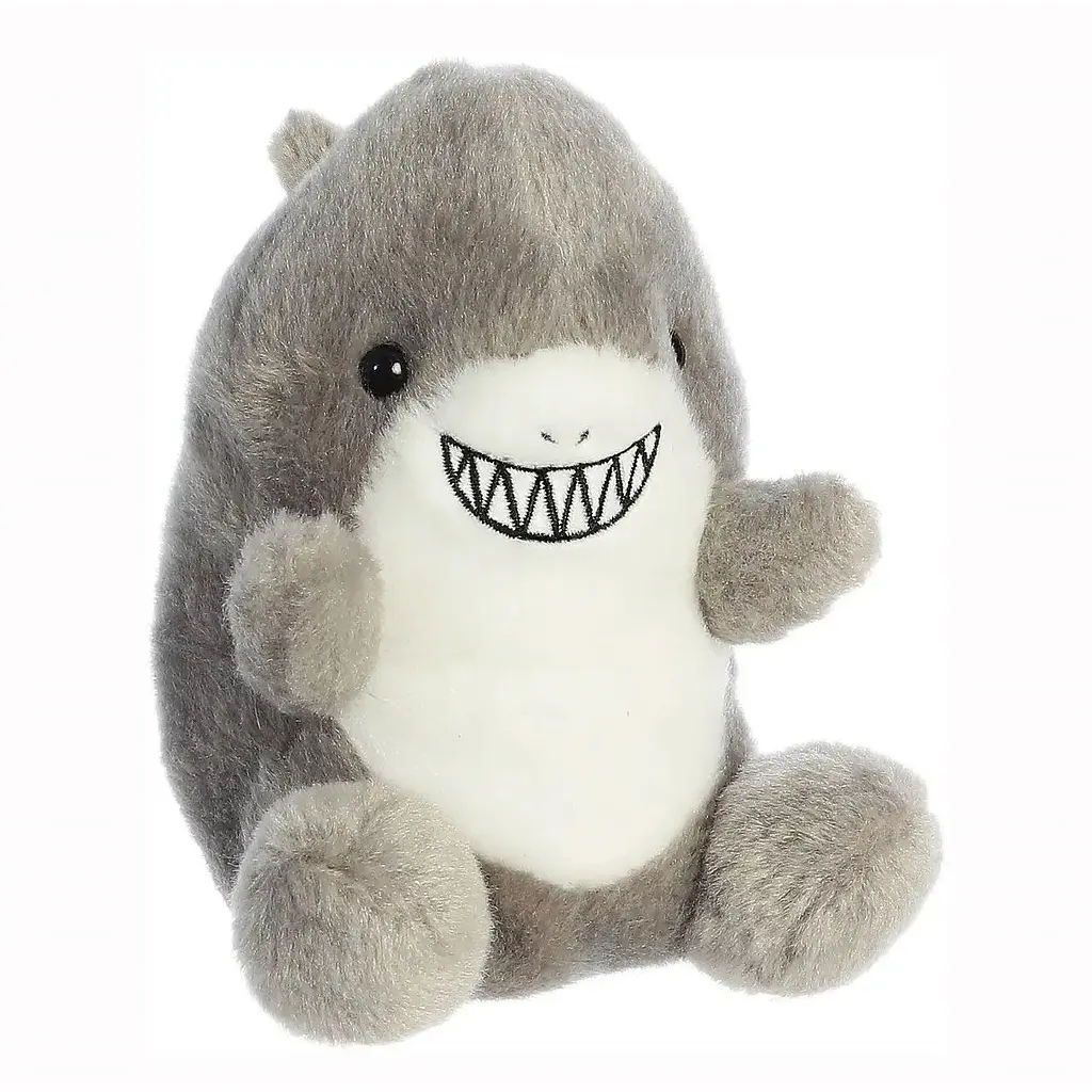Игрушка мягконабивная Aurora Palm Pals Акула, 12 см, серая (210649R) - фото 2