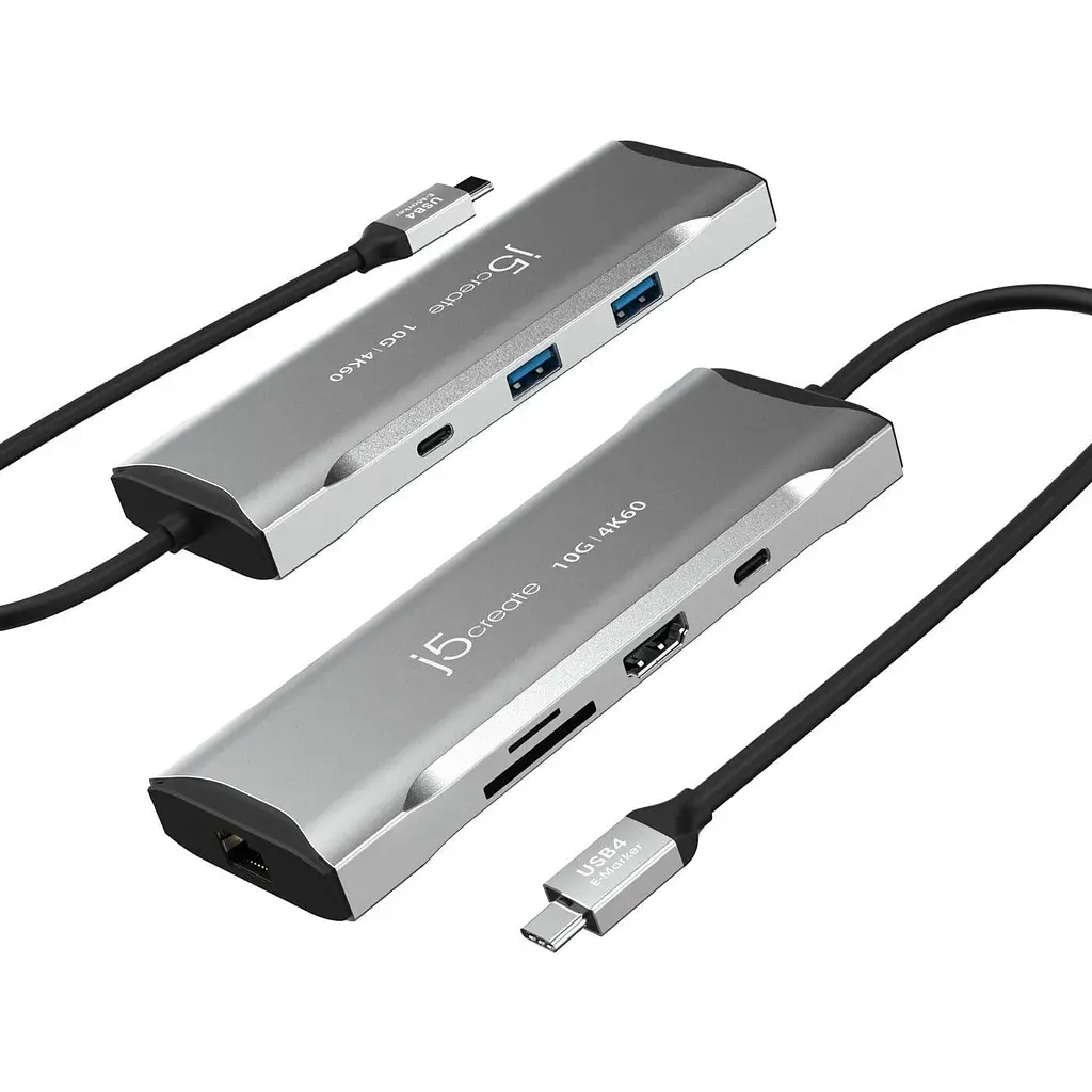 USB-хаб j5create JCD393-N, USB Type-C 7-в-1 (JCD393-N) - фото 3
