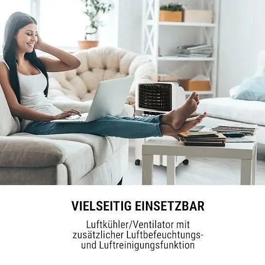 Мобильный кондиционер-вентилятор OneConcept Baltic Blue 3-в-1 (10029734) - фото 4