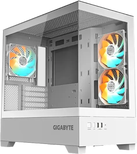 Корпус Gigabyte C201 Panoramic Ice ARGB White (GB-C201PI) - фото 2