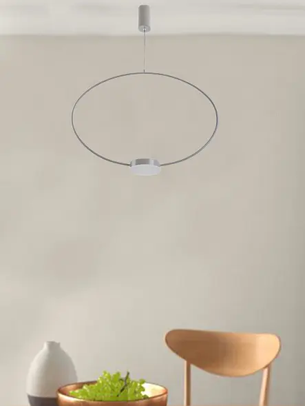 Люстра Brille подвесная лофт LED 12W WW GY (BL-852S/1) - фото 4