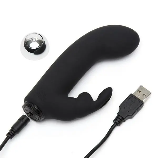 Вібратор-кролик Fifty Shades of Grey Greedy Girl Mini Rabbit Міні-, 13.9х3.2 см - фото 3
