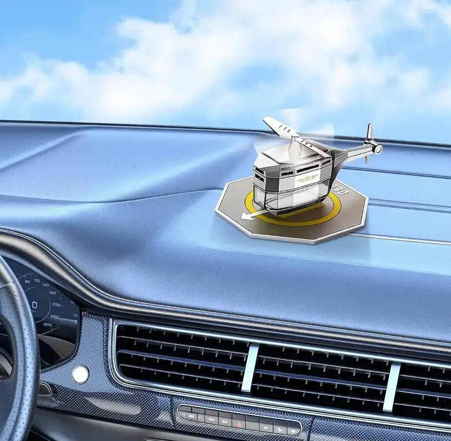 Ароматизатор автомобільний Вертоліт М1 на сонячній батареї - фото 8