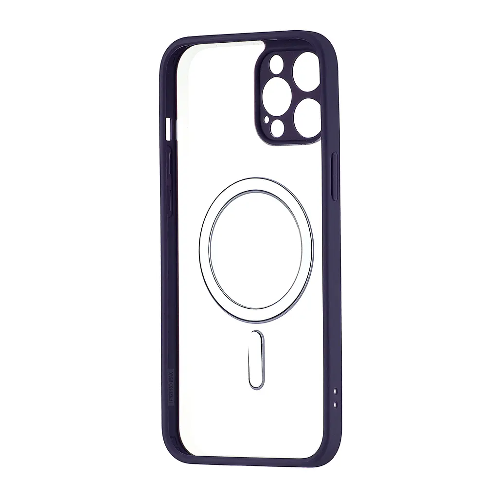 Чохол Color Edge with MagSafe (Protected Camera) iPhone 12 Pro Max Deep Purple - фото 3