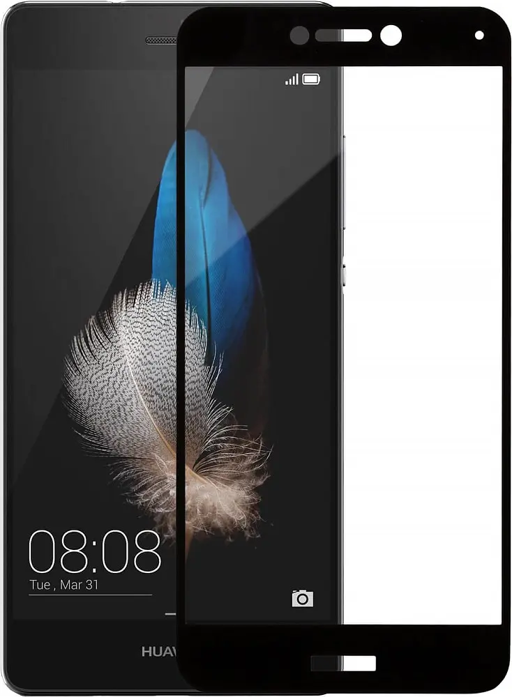 Захисне скло Optima 3D Huawei P8 Lite 2017 black - фото 2