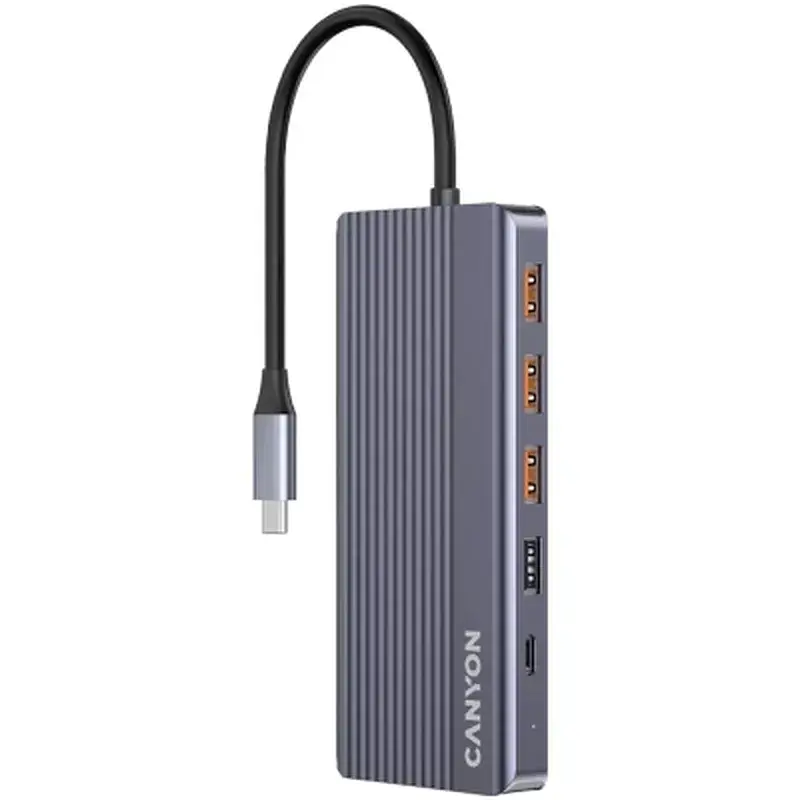 Порт-реплікатор Canyon Docking Station DS-16 13 in 1 4K USB-C hub (CNS-TDS16) - фото 2