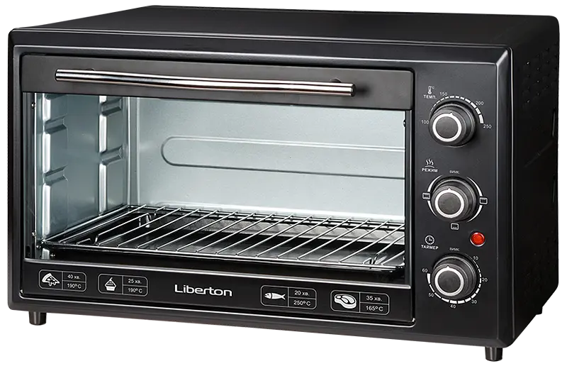 Електродуховка Liberton LEO-351 Black 35 л - фото 2