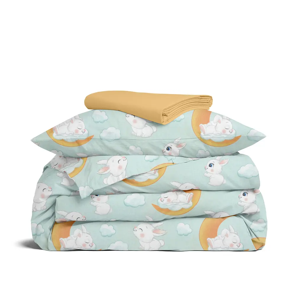 Дитяча постільна білизна в ліжечко SOFT BUNNY COSAS (4822052348864)
