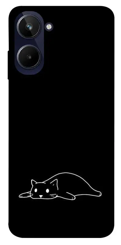 TPU чохол Demsky Lazy cat для Realme 10 4G