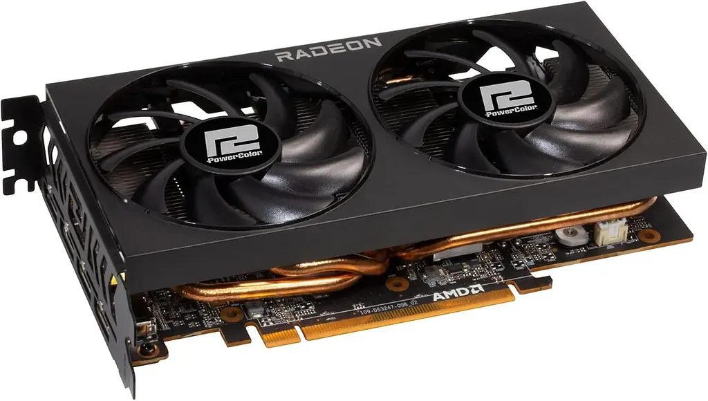 Відеокарта PowerColor AMD Radeon RX 6600 XT 8Gb Fighter (AXRX 6600XT 8GBD6-3DH) (GDDR6, 128 bit, PCI-E v4.0 x16) Б/в - фото 3