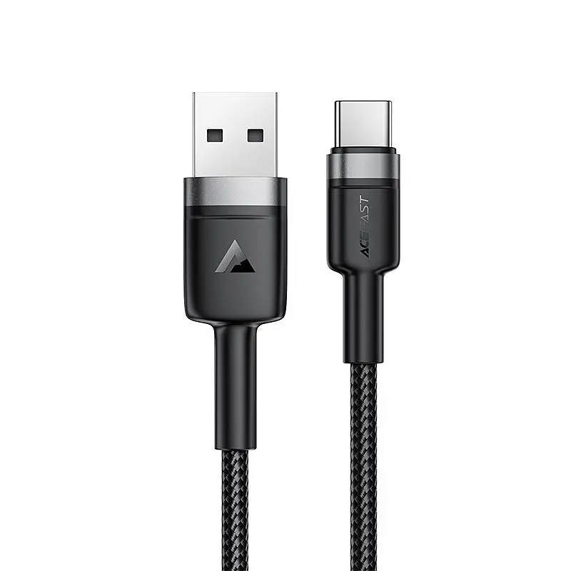 Кабель ACEFAST USB-A to USB-C aluminum alloy charging data cable C22-04 1.2m, 3A