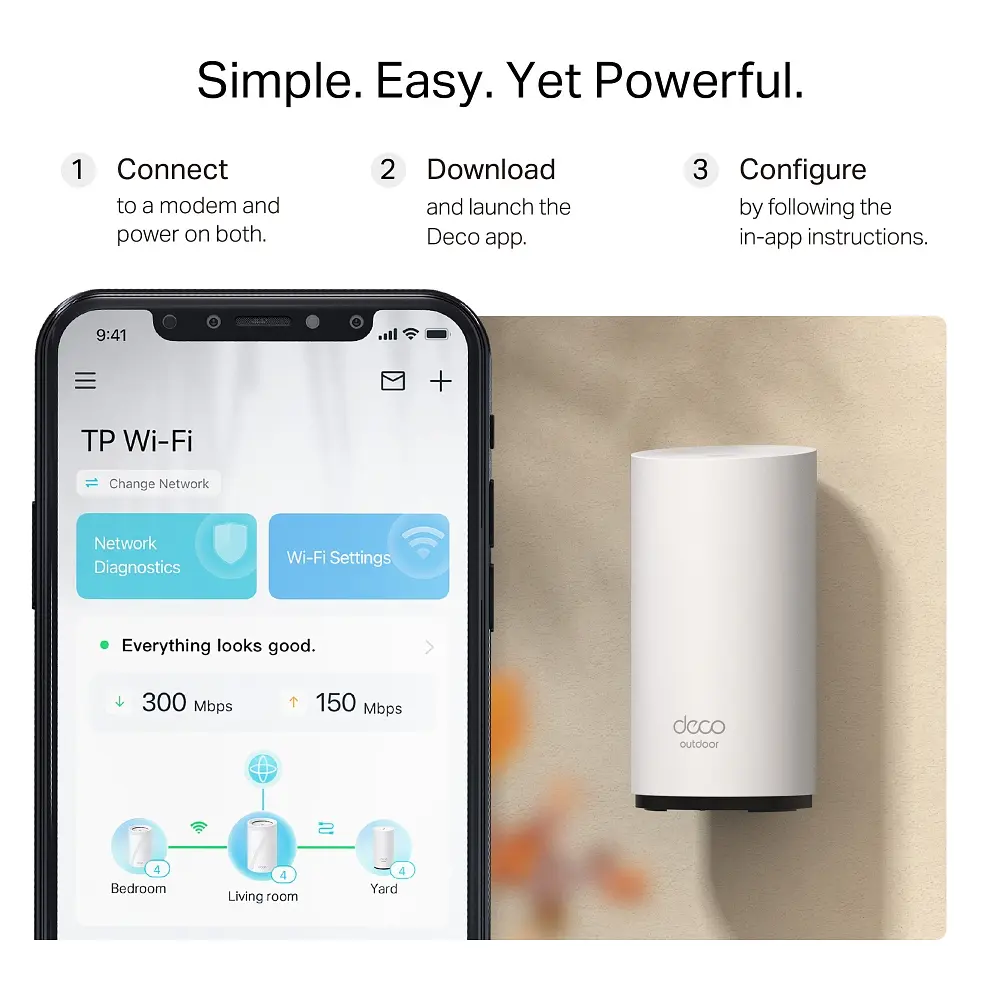 TP-Link Система WiFi-Mesh Deco BE25 BE5000, 2x2.5GE LANWAN, 1мод, зовнішня - фото 10