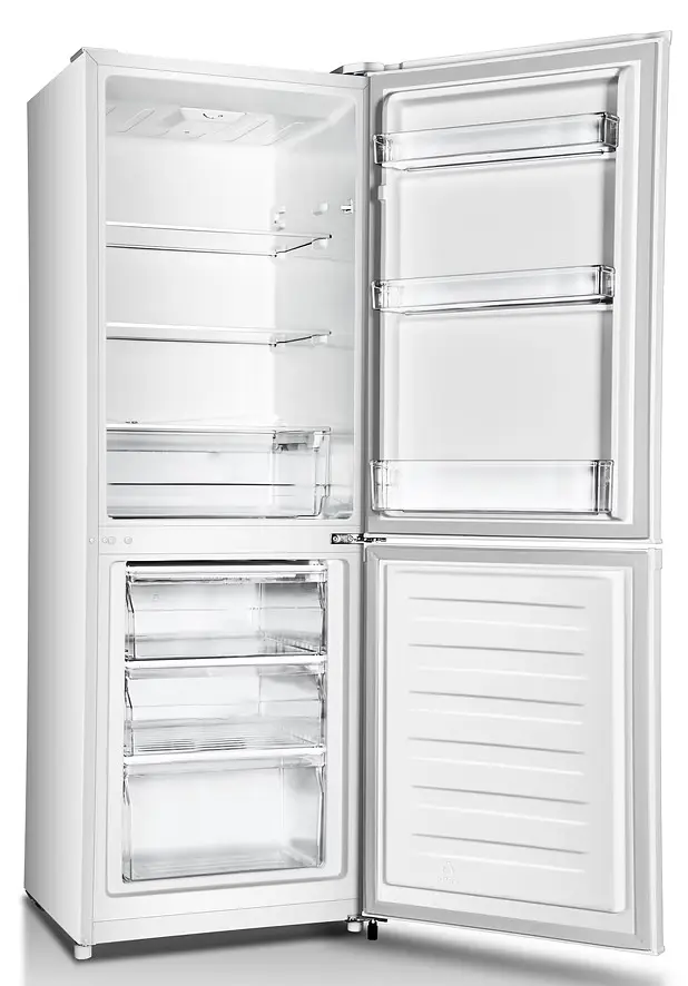 Холодильник Gorenje з нижньою морозильною камерою, 161х55х56см, 2 двері, 160(79)л, А++, механіч. упр. , Зона св-ті, білий - фото 2