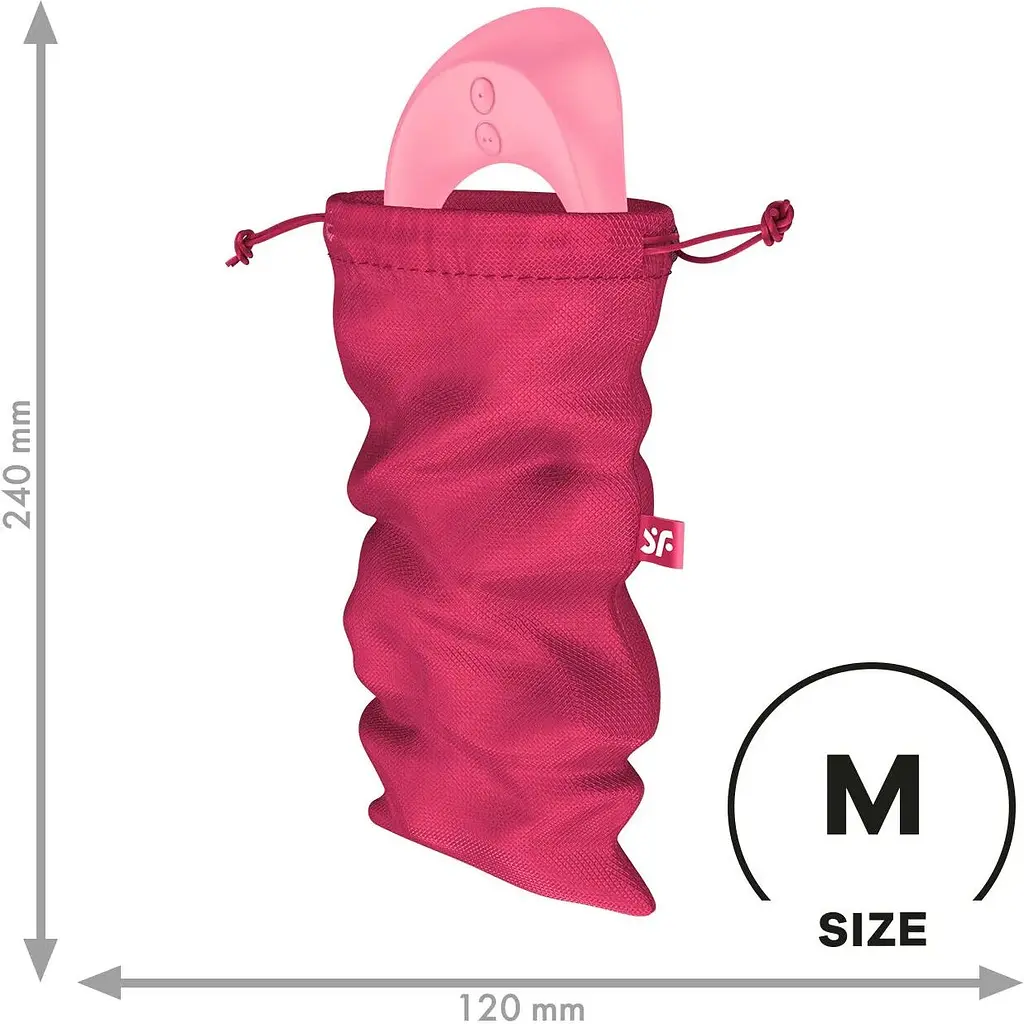Мішечок для зберігання іграшок Satisfyer Treasure Bag M Pink - фото 2