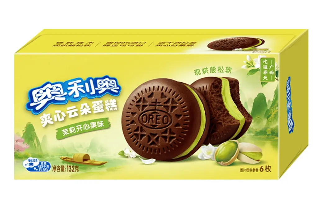 Тістечка Oreo Cloud Cake Jasmine Pistachio Flavor 132г