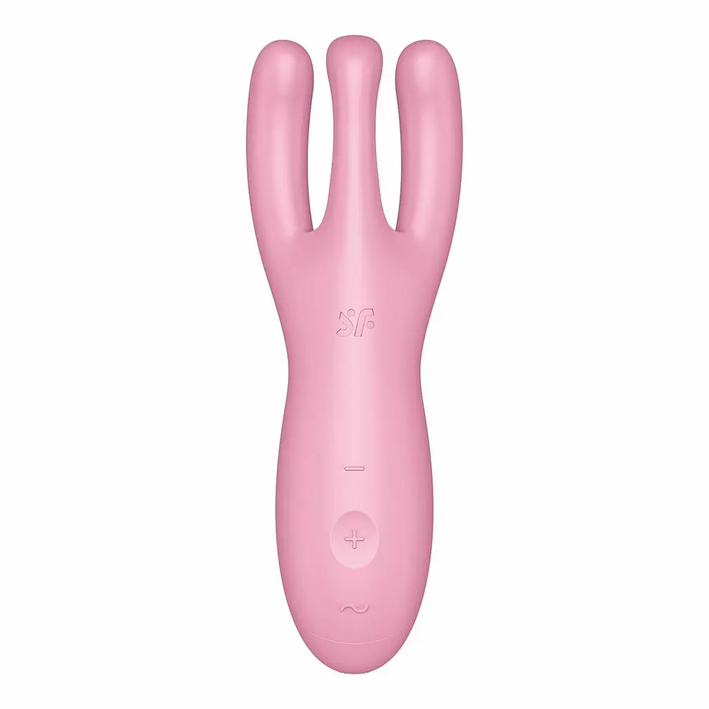 Вібратор для клітора Satisfyer Threesome 4 14 см рожевий - фото 7