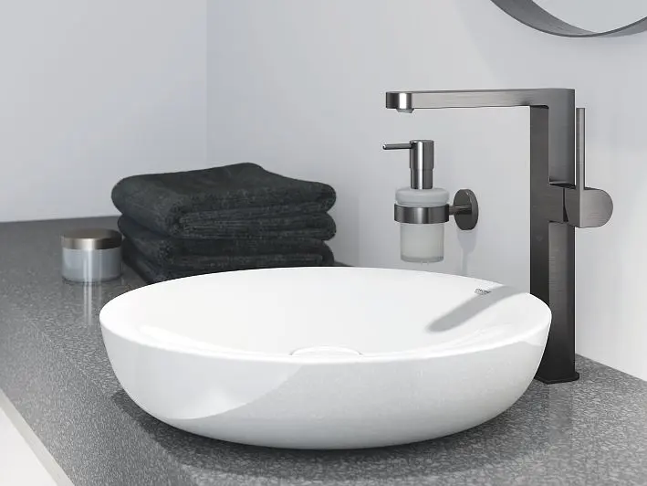 Змішувач для умивальника L-Size Grohe Plus 23843AL3 Графіт - фото 3