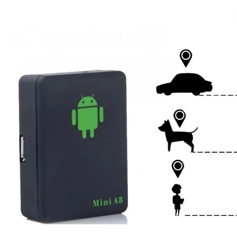 GSM трекер Tracker Mini A8 з прослуховуванням для дому / автомобіля ∙ Маячок - трекінг для відстеження дітей, собак - фото 5