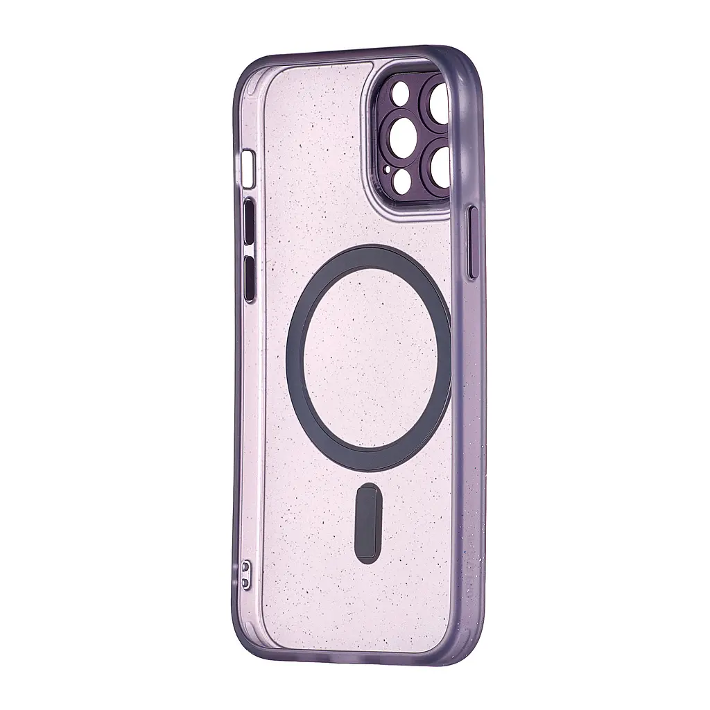 Чохол Splatter with MagSafe Protected Camera iPhone 12 Pro Purple - фото 3