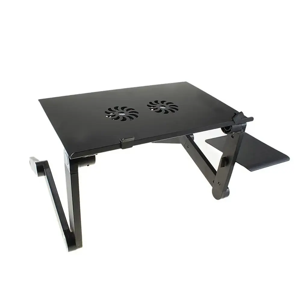 Столик для ноутбука з охолодженням підставка для ноутбука з кулерами Laptop Desk T8 42х26см - фото 3