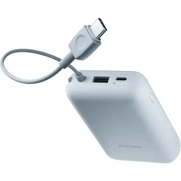 Внешний аккумулятор Xiaomi Power Bank 10000mAh 22.5W со вст. кабелем USB-C cable BHR9073GL - фото 5