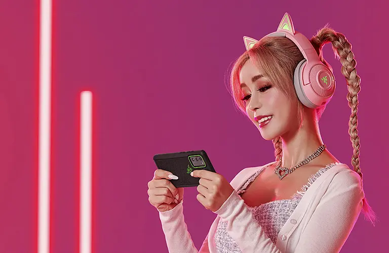 Гарнитура Razer Kraken Kitty Edition Quartz BT RGB Pink (RZ04-03520100-R3M1) - фото 7