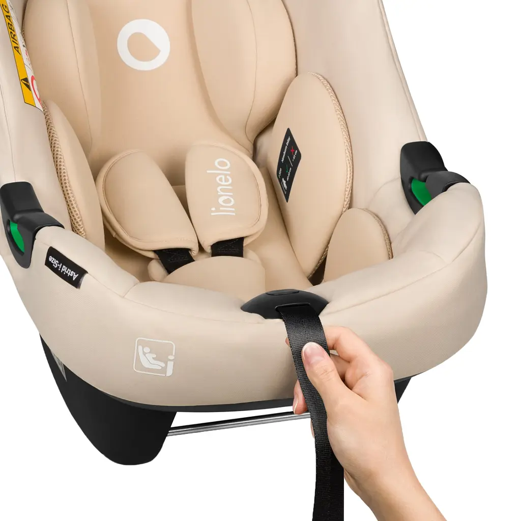 Автокрісло Lionelo Astrid I-Size Set Beige Sand (LO-ASTRID I-SIZE SET BEIGE SAND) - фото 6