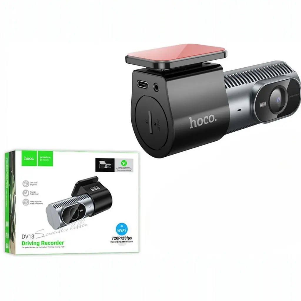 Відеореєстратор Hoco DV13 Screenless Hidden Driving Recorder Grey - фото 6
