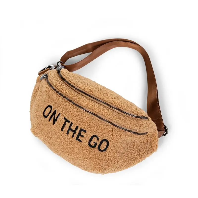 Сумка-бананка Childhome Banana Bag Teddy Бежева (CWBANAT) - фото 2