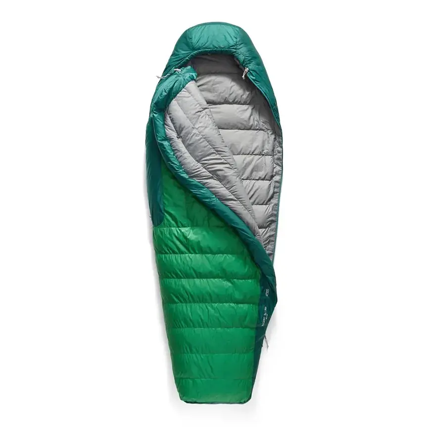 Спальник Sea To Summit Ascent -9C/15F Long L левый Rain Forest Green (1033-STS ASL041101-212004) - фото 2