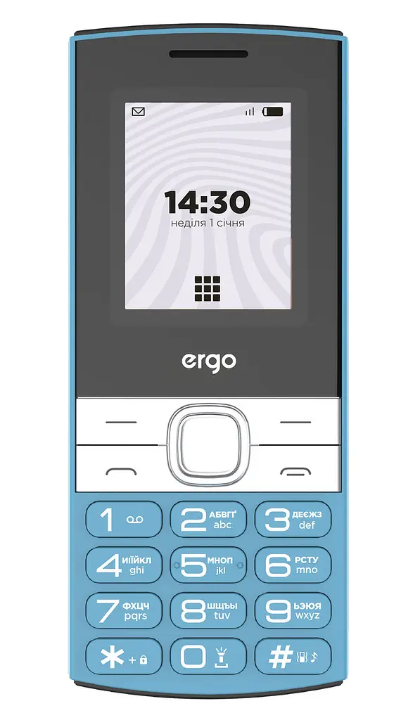Мобільний телефон ERGO B185 Dual Sim Синій (7221435)