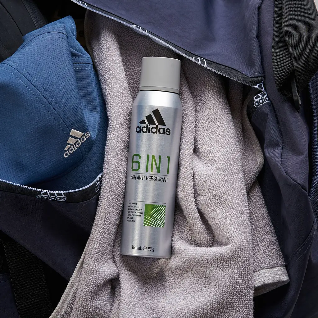 Дезодорант-антиперспірант Adidas 6 в 1 48h Men 150 мл - фото 3