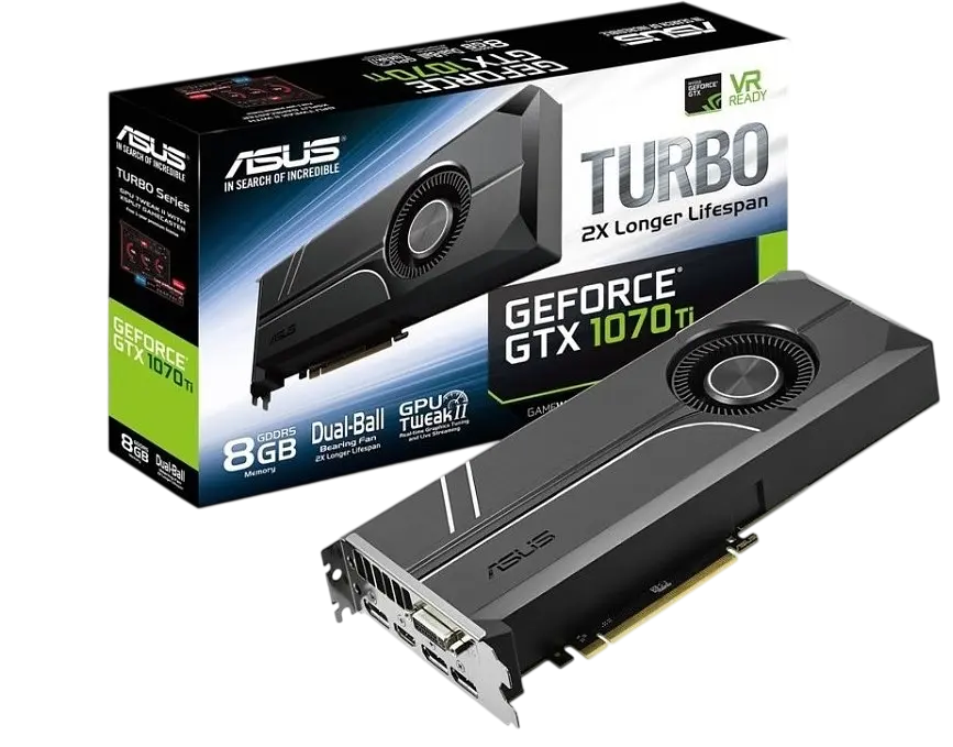 Відеокарта GeForce GTX 1070 Ti 8GB Asus Turbo (TURBO-GTX1070TI-8G) Б/В - фото 3