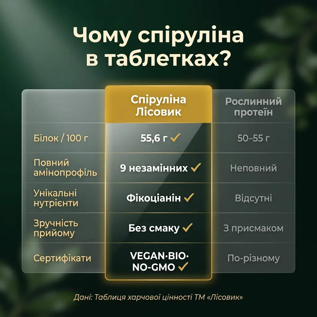 Спіруліна у таблетках 500 г - фото 6