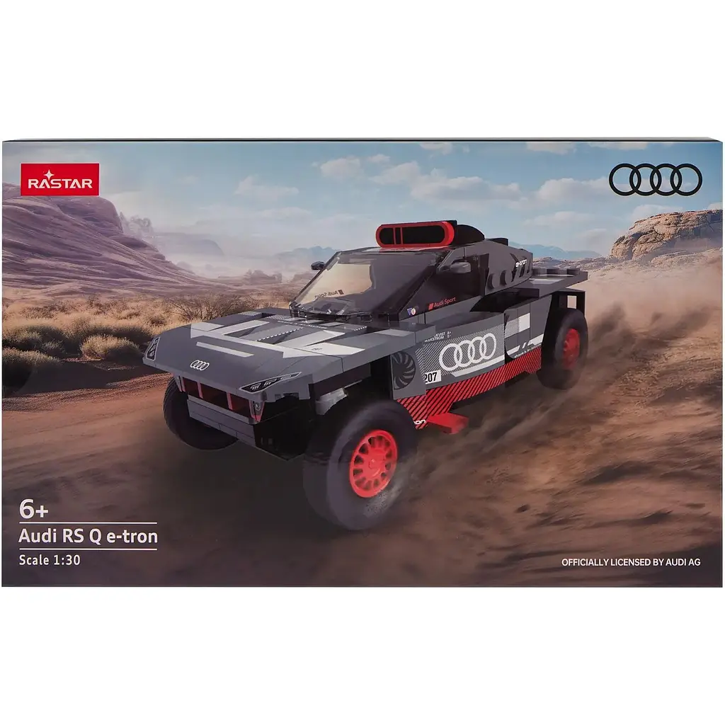 Машинка-конструктор Rastar Bricks Audi RS Q e-tron 1:30 сірий - фото 6