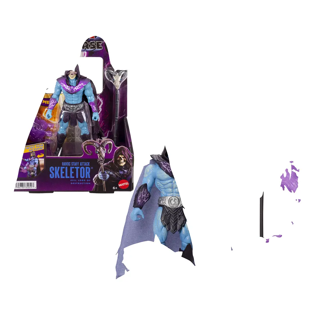Інтерактивна фігурка Mattel Скелетор серії Перші за мотивами фільму Володарі Всесвіту - фото 3