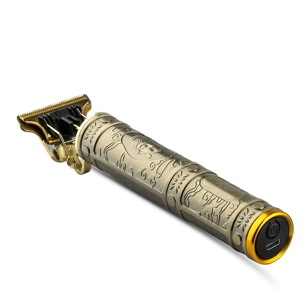 Тример акумуляторний для бороди та волосся RAF R.430 5W Gold - фото 3