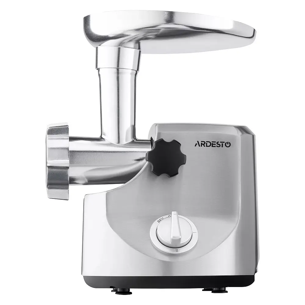 М'ясорубка Ardesto MGA-3000W, Inox, 3000Вт, 4 диски, соковижималка для томатів та ягід, насадки домашніх ковбасок та кеббе, реверс, 2.6кг/хв - фото 5