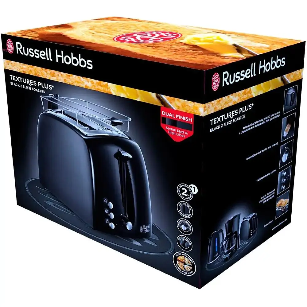 Тостер Russell Hobbs 22601-56 Textures Plus (23320036002) - фото 7