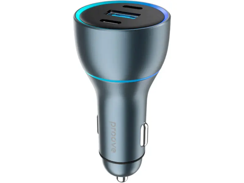 Автомобільний зарядний пристрій Proove Super Charge 130 W (USB+2Type-C) Metal Gray (ACSC13120004)
